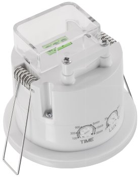 Decken-Einbau Bewegungsmelder 360° IP54 / PIR, mit Präsenzfunktion, 20m Detektion