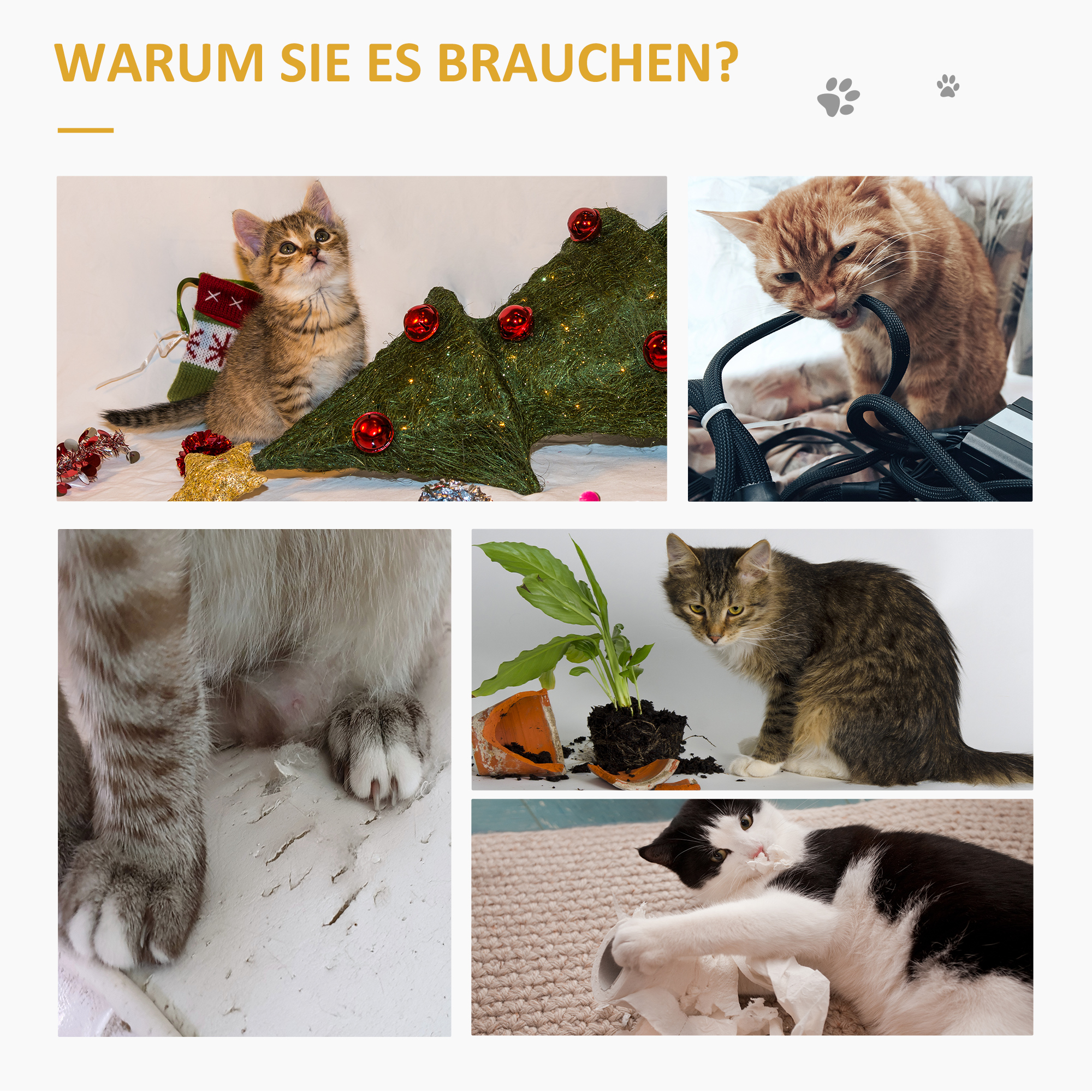2er Kratzmatte Kratzschutz Sofa Sisal Kratzteppich für Katze Sessel Couch Katzenkratzmatte Grau 130 x 45 x 0,3 cm