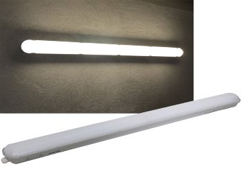 Wand-& Deckenleuchte "HP-63" IP65, 150cm - 56W, 4000k, neutralweiß, 6600 Lumen Wand-& Deckenleuchte "HP-63" IP65, 150cm - 56W, 4000k, neutralweiß, 6600 Lumen