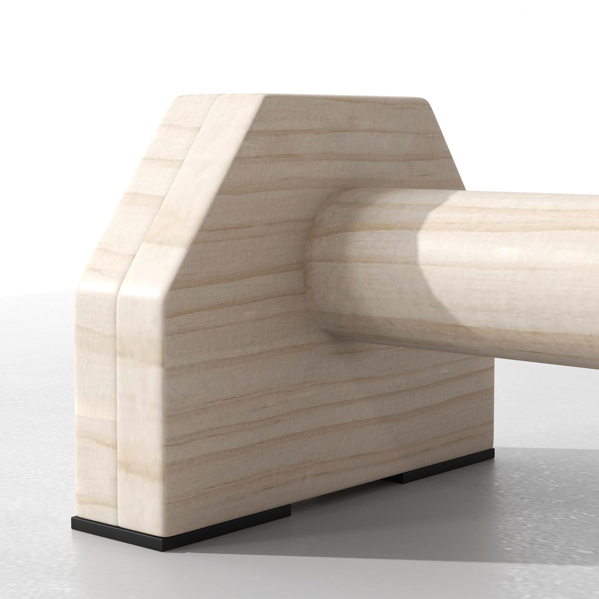 Push Up Bars im 2er-Set, robust & rutschfest, bis 120 kg, Buchenholz, 30x13x10cm, Natur