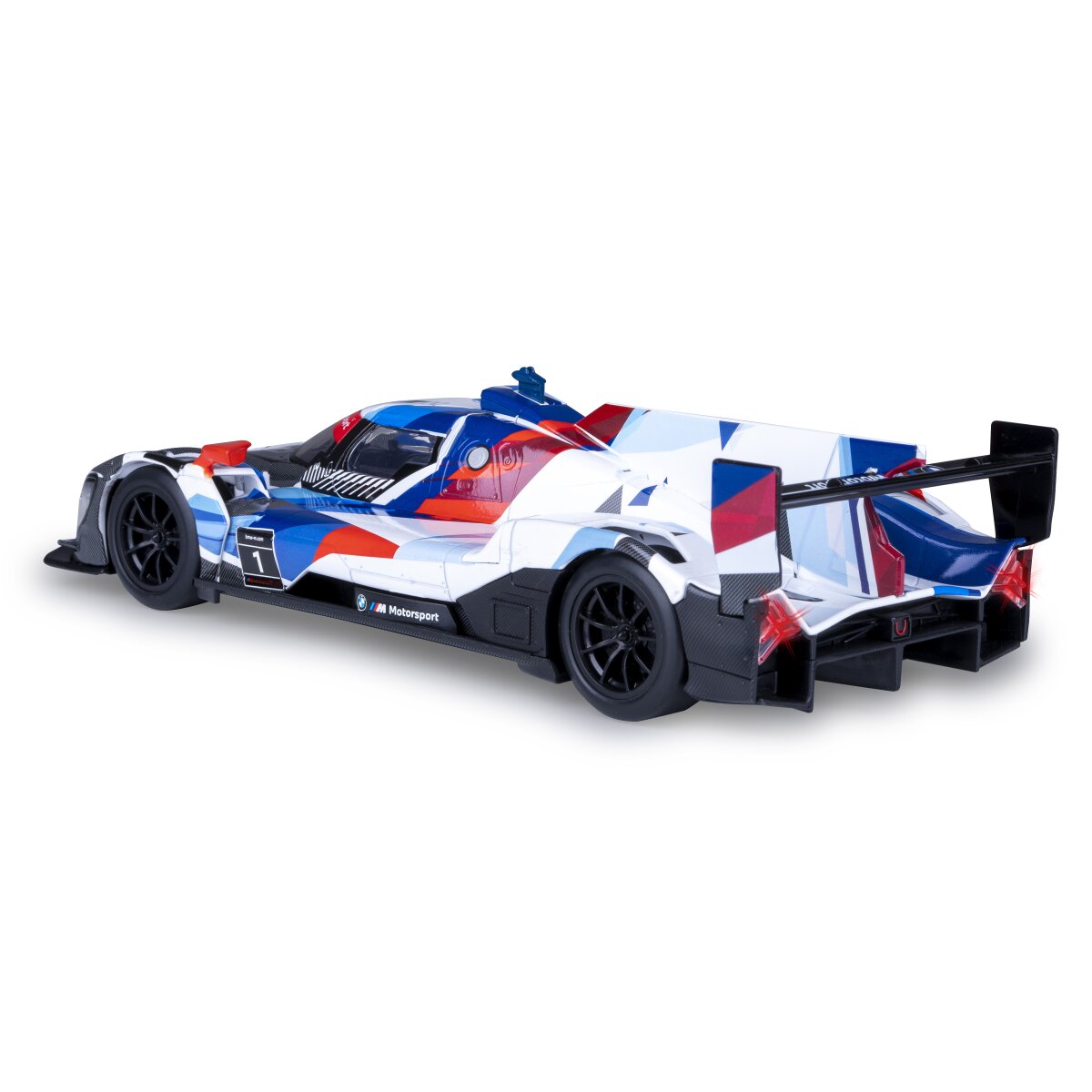 BMW M Hybrid V8 Diecast 1:24 blau inkl. Knopfzellen