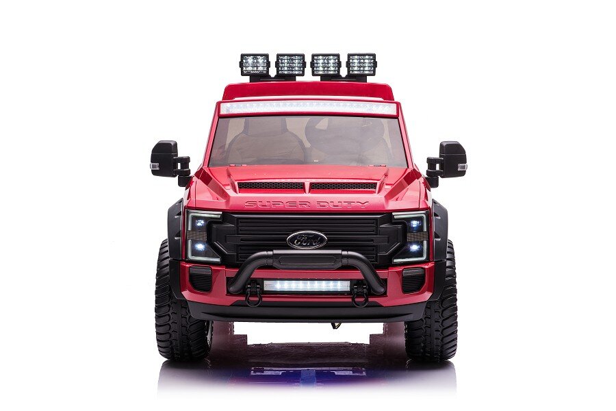 Kinderfahrzeug Ford Super Duty - rot - 12V-Version