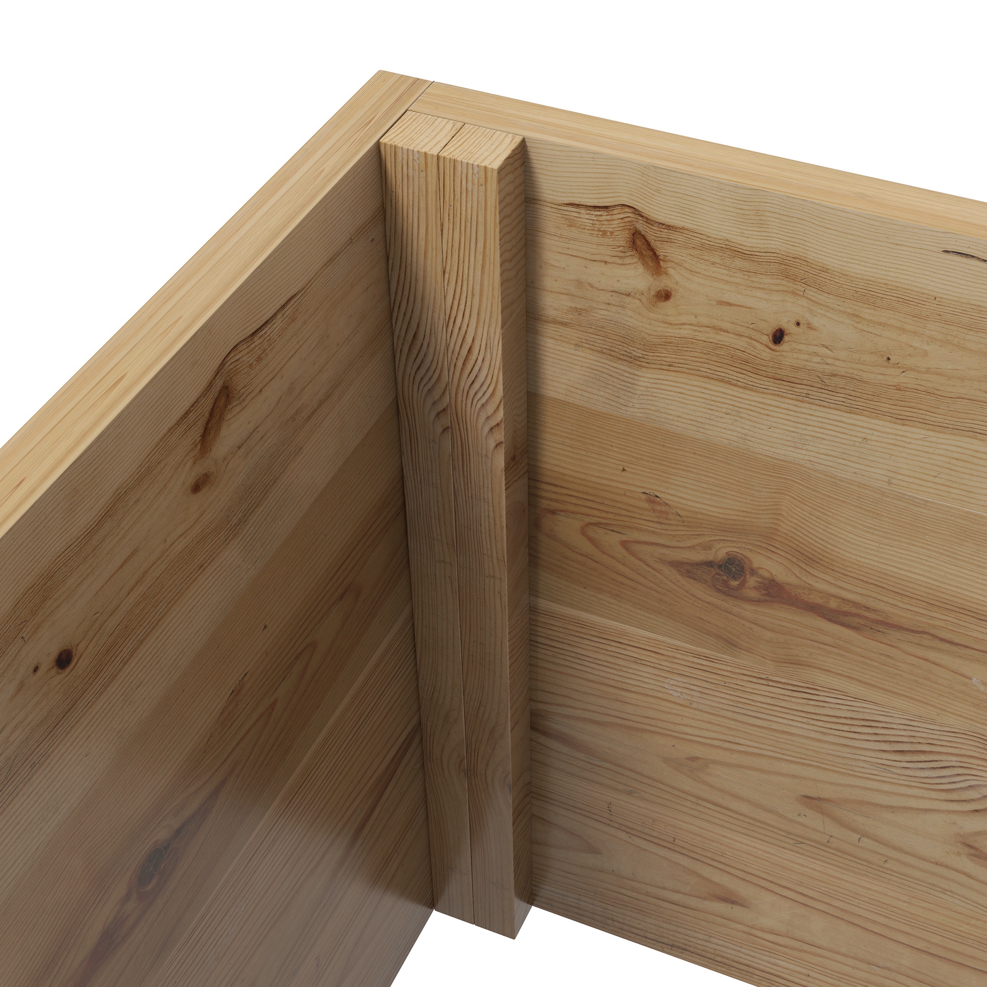 Pflanzkasten mit Rankengitter, Eckige Pflanzenbox aus Holz mit Rückenspalier für Kletterpflanzen und Dach