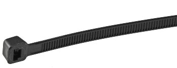 Kabelbinder 370mm x 4,8mm, schwarz, 100er Pack, hohe Zugkraft, UV fest