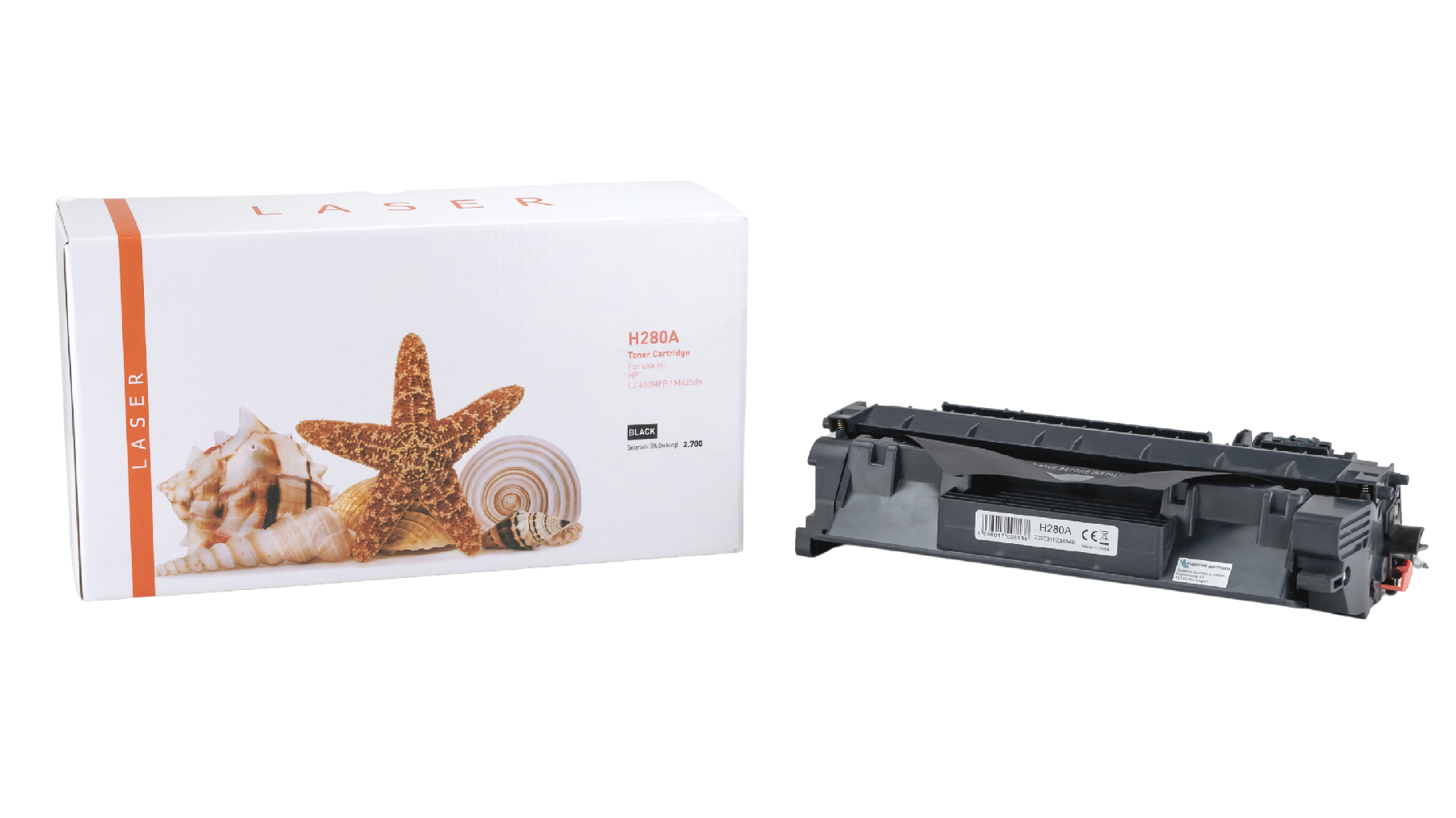 CF280A alternativ Toner schwarz für HP / CF280A / 80A / 2.700 Seiten