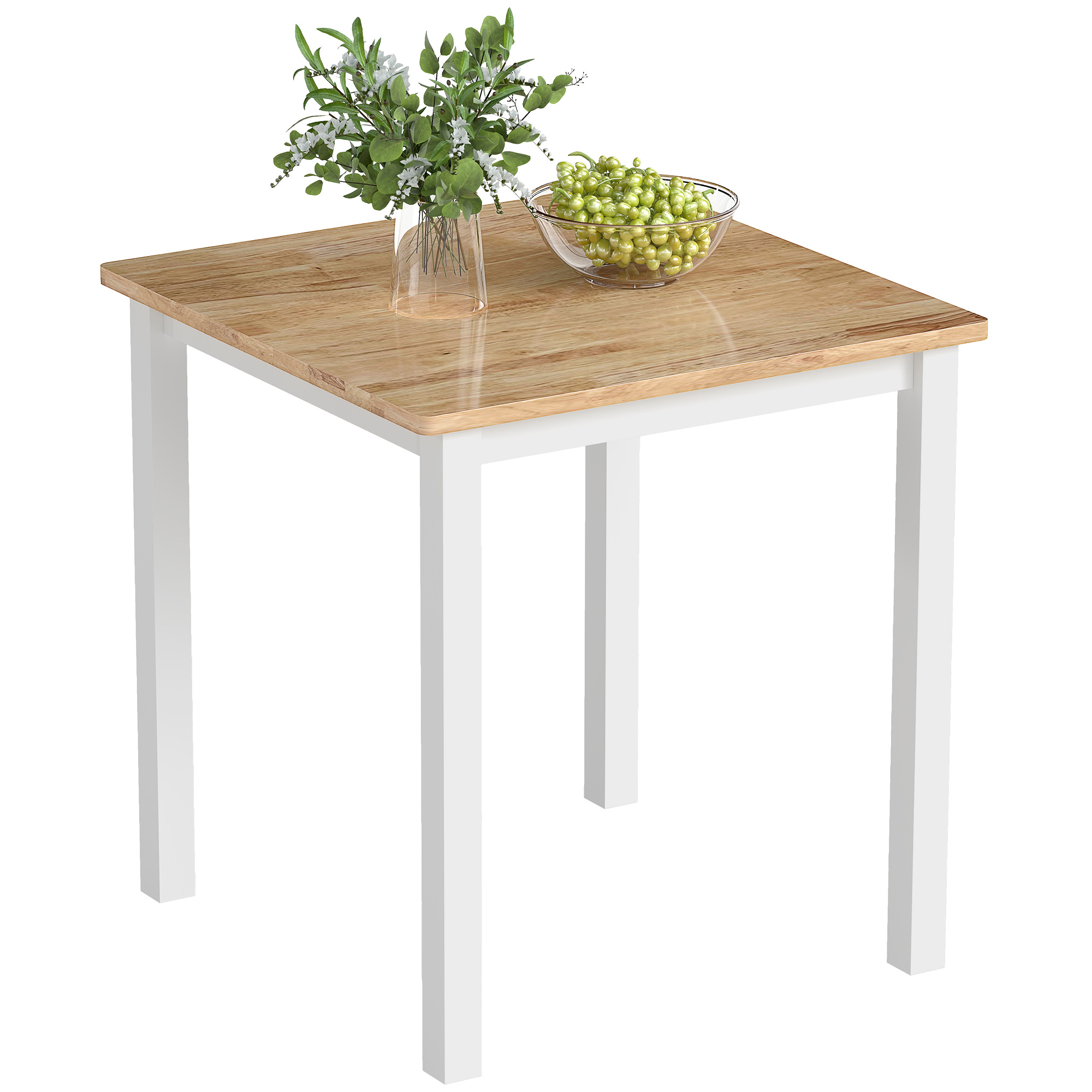 Esstisch aus Kautschukholz, für bis zu 4 Personen, Naturholz