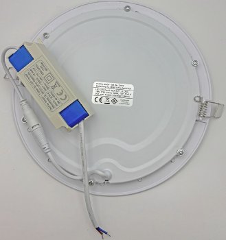 LED Licht-Panel "QCP-22R", Ø 22,5cm, 230V, 18W, 1720 Lumen,4200K /neutralweiß
