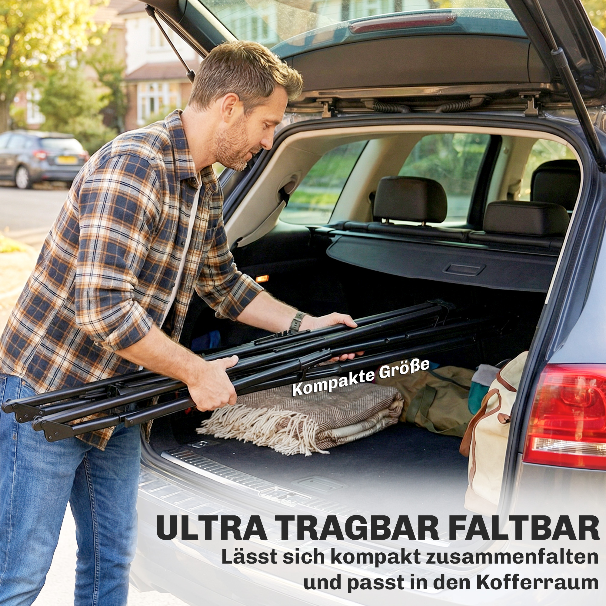 Hängemattengestell für Hängematte verstellbar klappbar tragbar Hängemattenständer mit Tragetasche 290x78x100 cm Schwarz