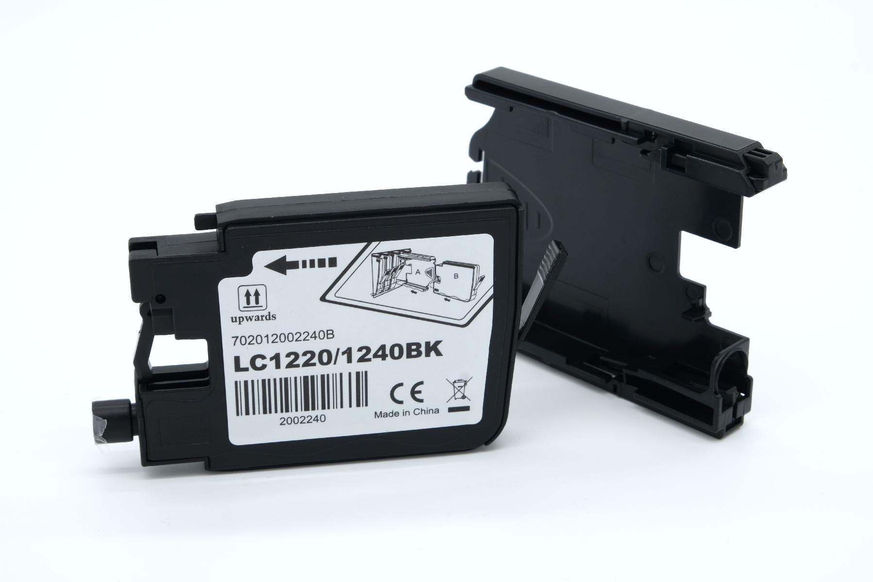 LC1220/1240/1280schwarz alternativ Tinte schwarz für / LC1240schwarz / 16,6ml
