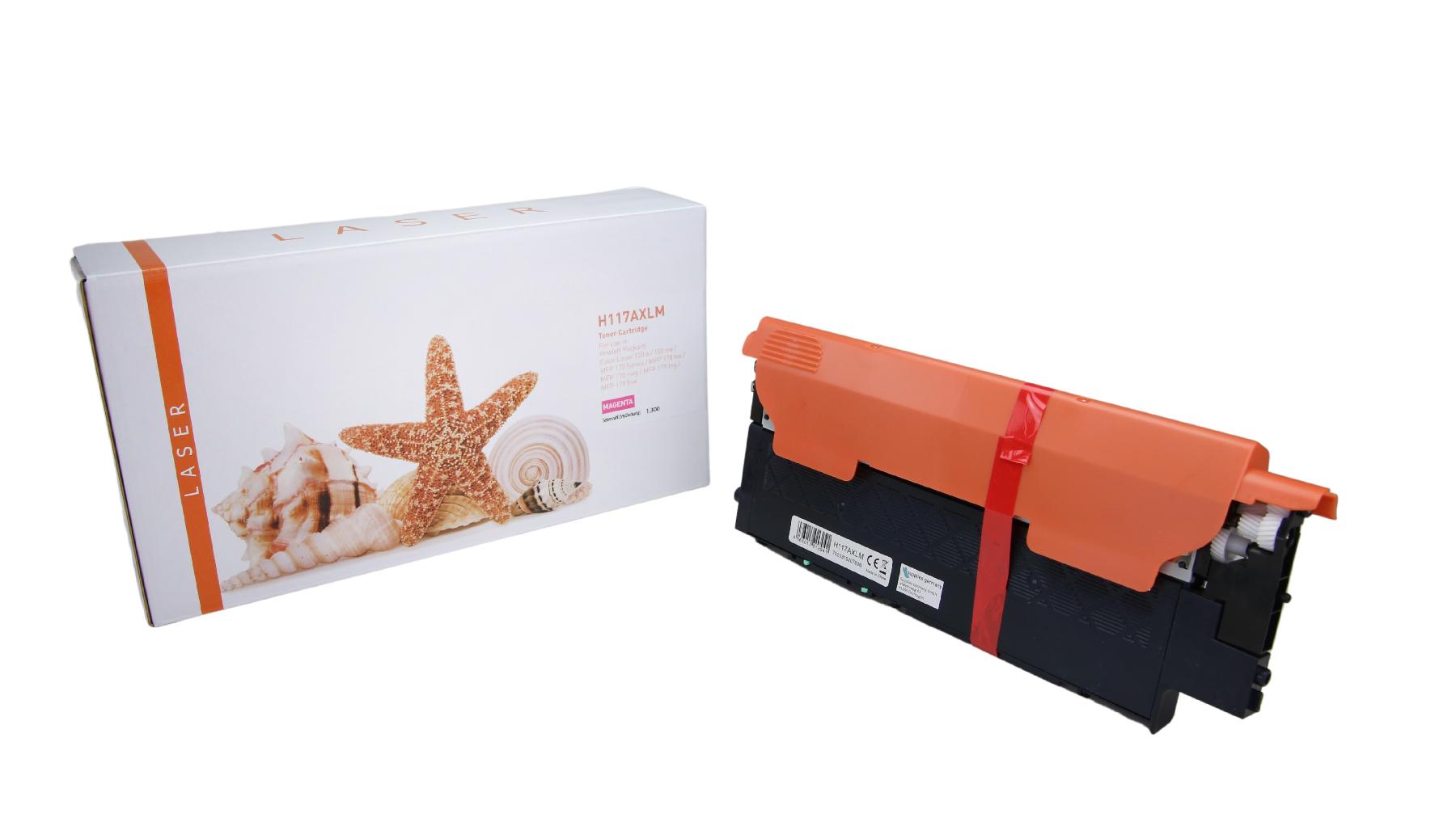 117AXLM mit Chip alternativ Toner magenta HP / W2073A / 1.300 Seiten 117AXLM mit Chip alternativ Toner magenta HP / W2073A / 1.300 Seiten