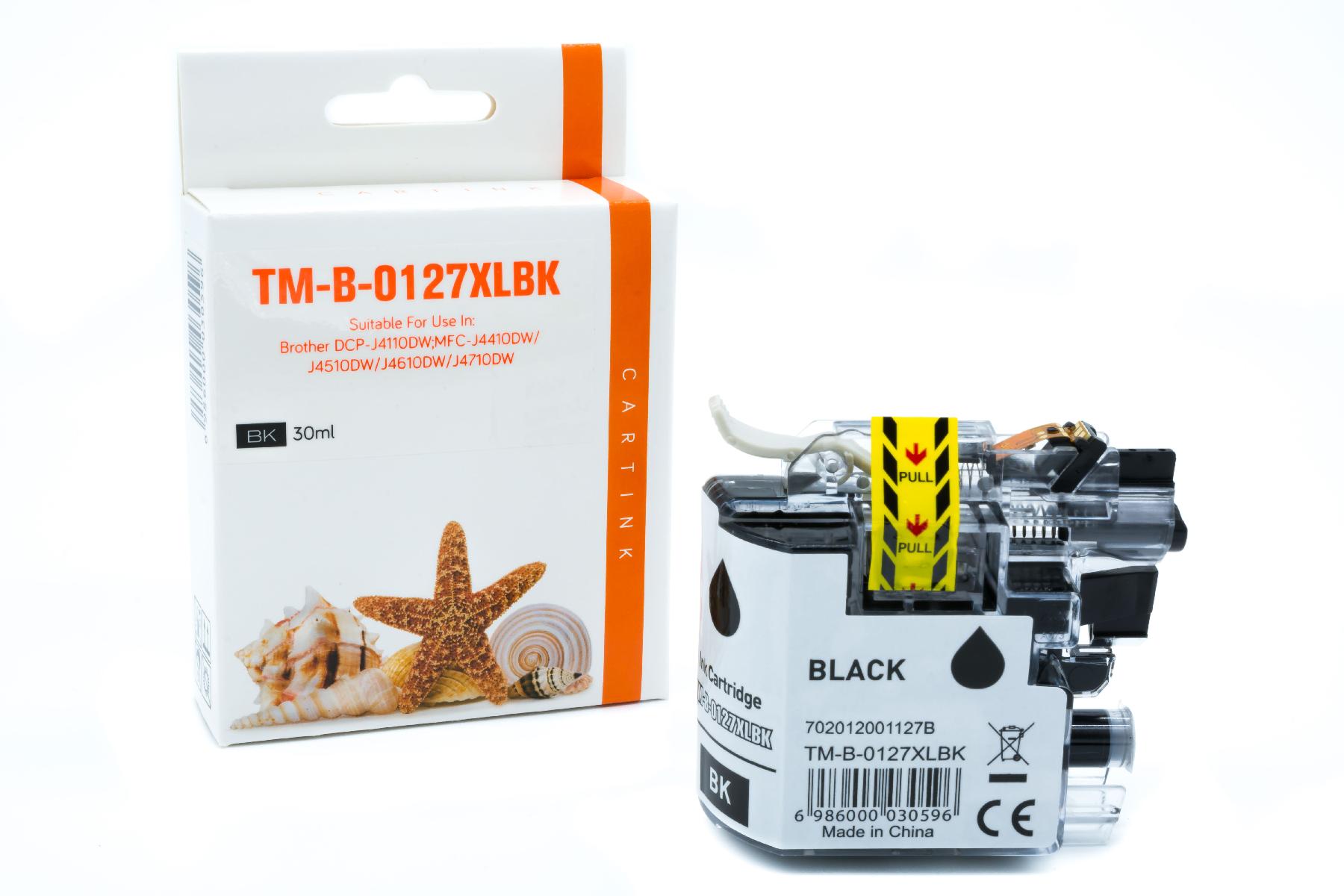 LC127XLBK alternativ Tinte black Brother / LC127XLBK / 30ml LC127XLBK alternativ Tinte black Brother / LC127XLBK / 30ml