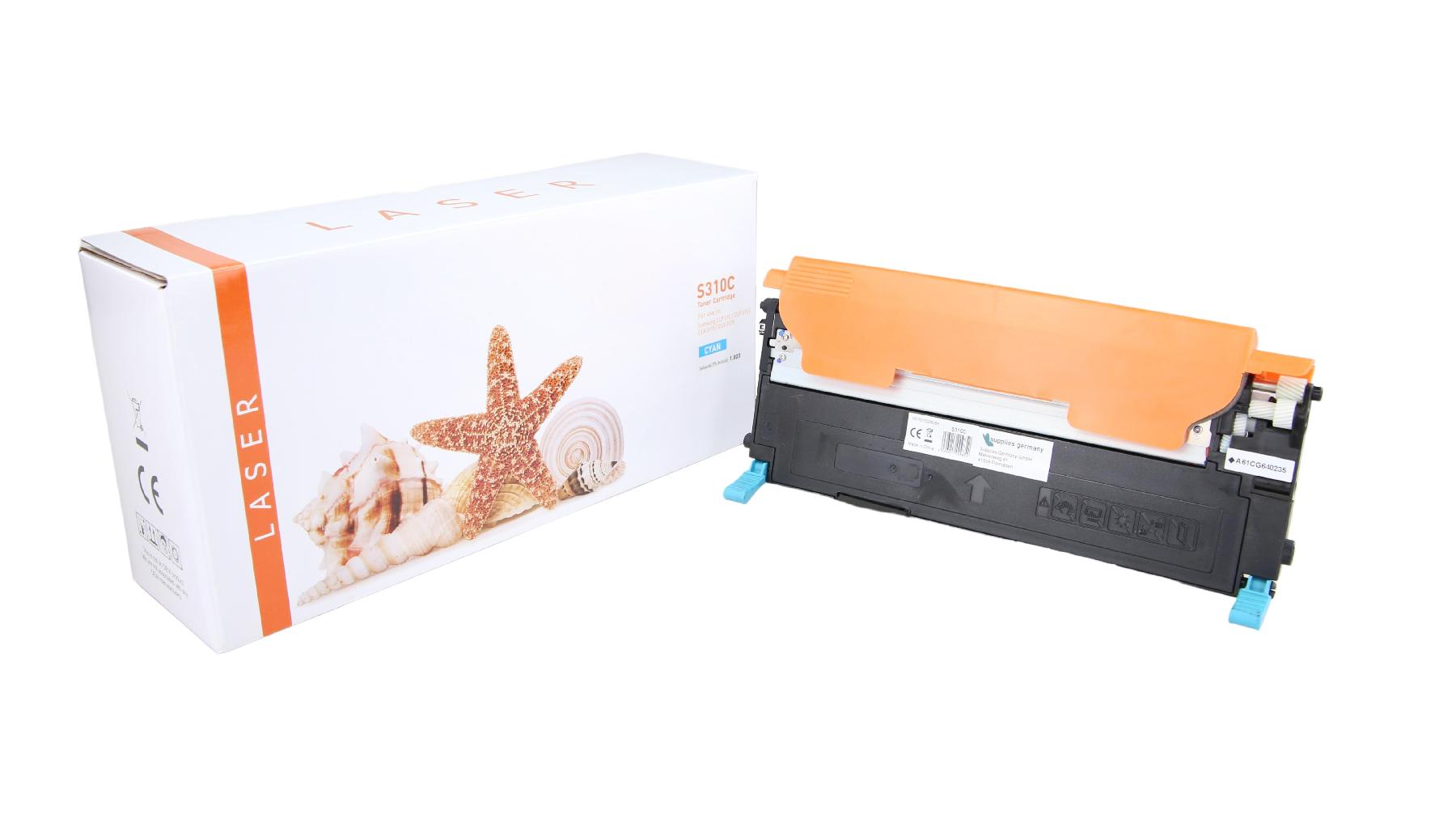 CLP310C alternativ Toner cyan Samsung / CLTC4092S / 1.000 Seiten CLP310C alternativ Toner cyan Samsung / CLTC4092S / 1.000 Seiten