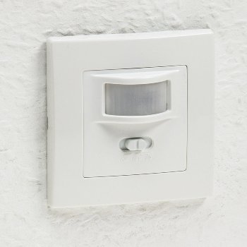 Unterputz PIR-Bewegungsmelder 160°, LED geeignet, 2-Draht Technik, weiß