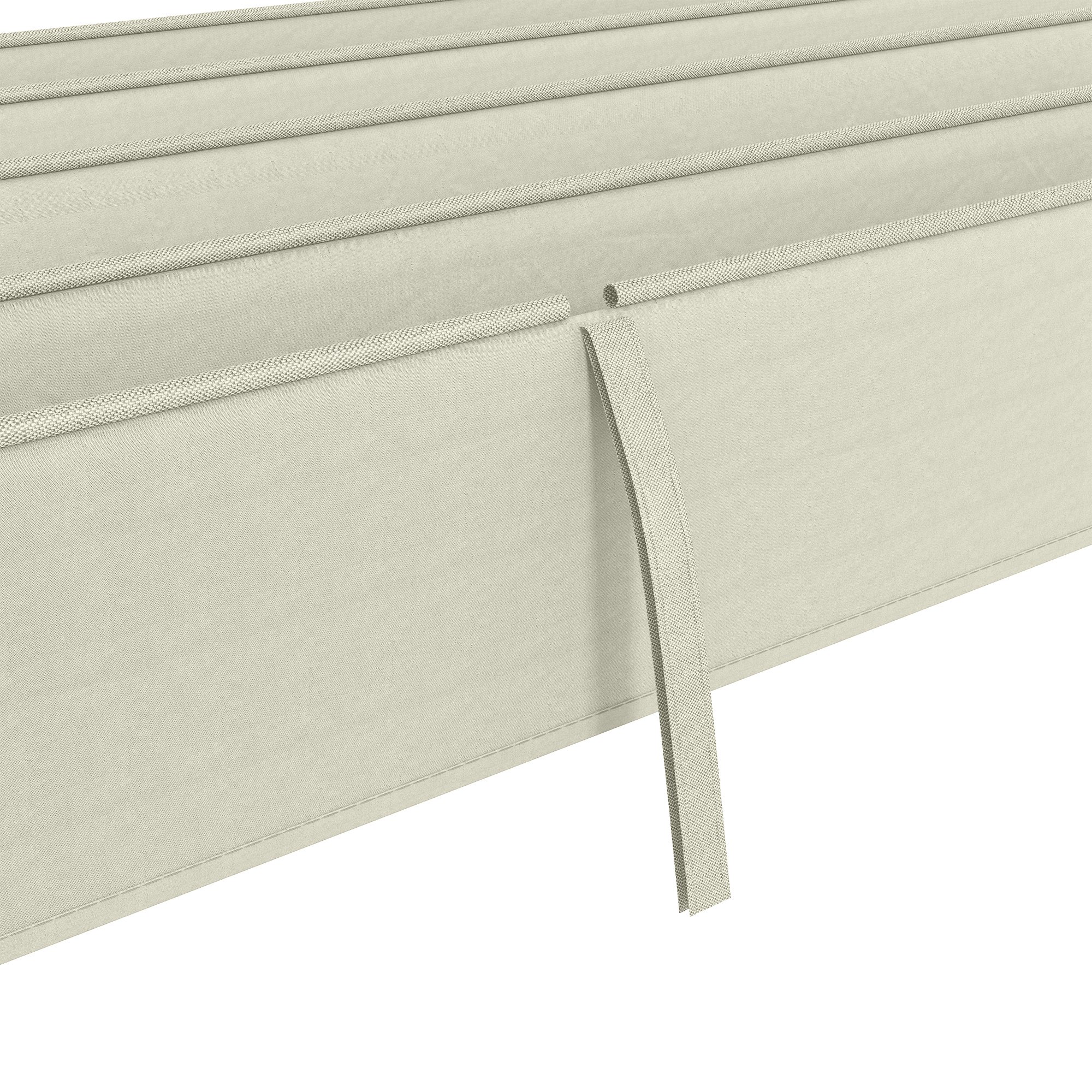 Ersatzdach für 2,85 x 2 m Gartenpavillon, ausziehbar, einfache Montage, Polyester, Cremeweiß