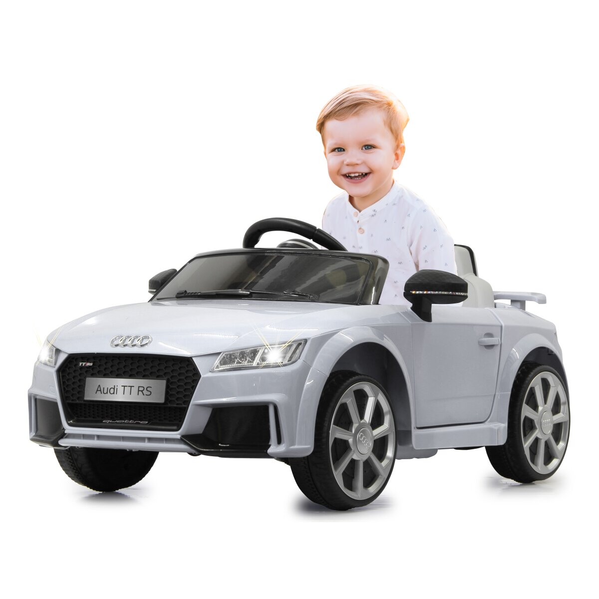 Kinderfahrzeug Audi TT RS weiß 12V Kinderfahrzeug Audi TT RS weiß 12V