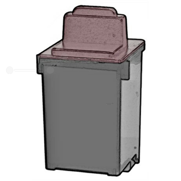 400HC Refill Tinte schwarz für Lexmark / 13400HCE / 21ml