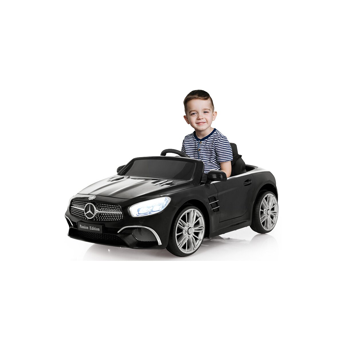 Kinderfahrzeug Mercedes-Benz SL 400 schwarz 12V