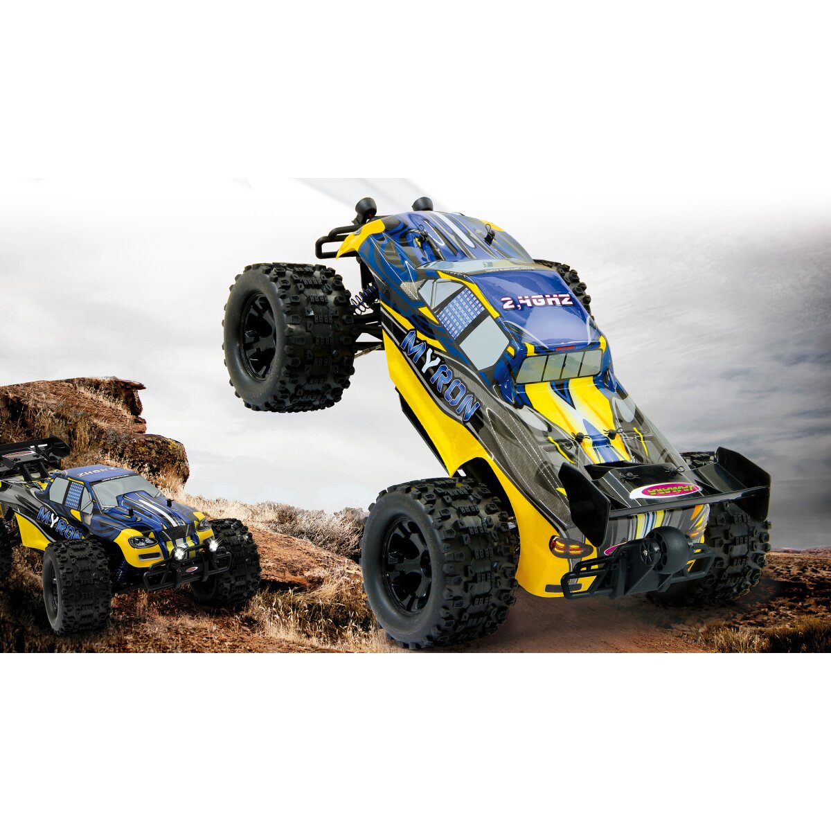 Myron Monstertruck BL 4WD 1:10 Lipo 2,4GHz mit LED