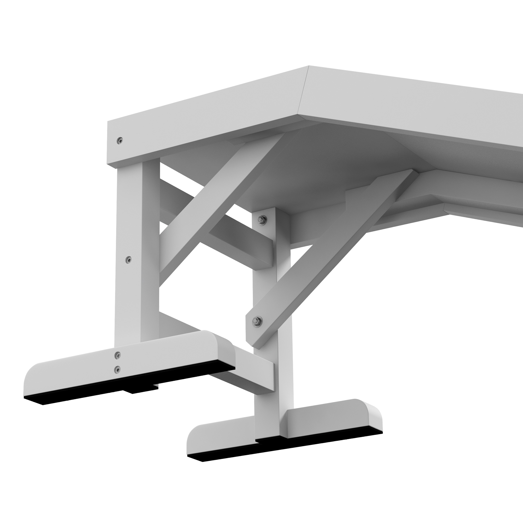 Haustierrampe mit rutschfestem Teppich 125 x 40 x 35,5cm Kiefernholz