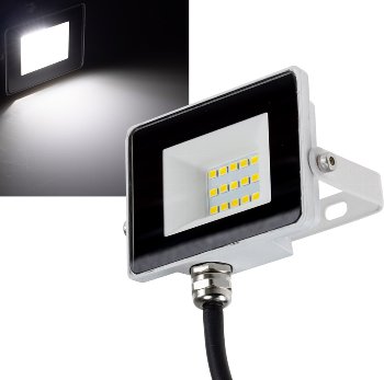 LED-Fluter "CTF-SLW 10" - IP65, 10W, 864lm, 4000K neutralweiß LED-Fluter "CTF-SLW 10" - IP65, 10W, 864lm, 4000K neutralweiß