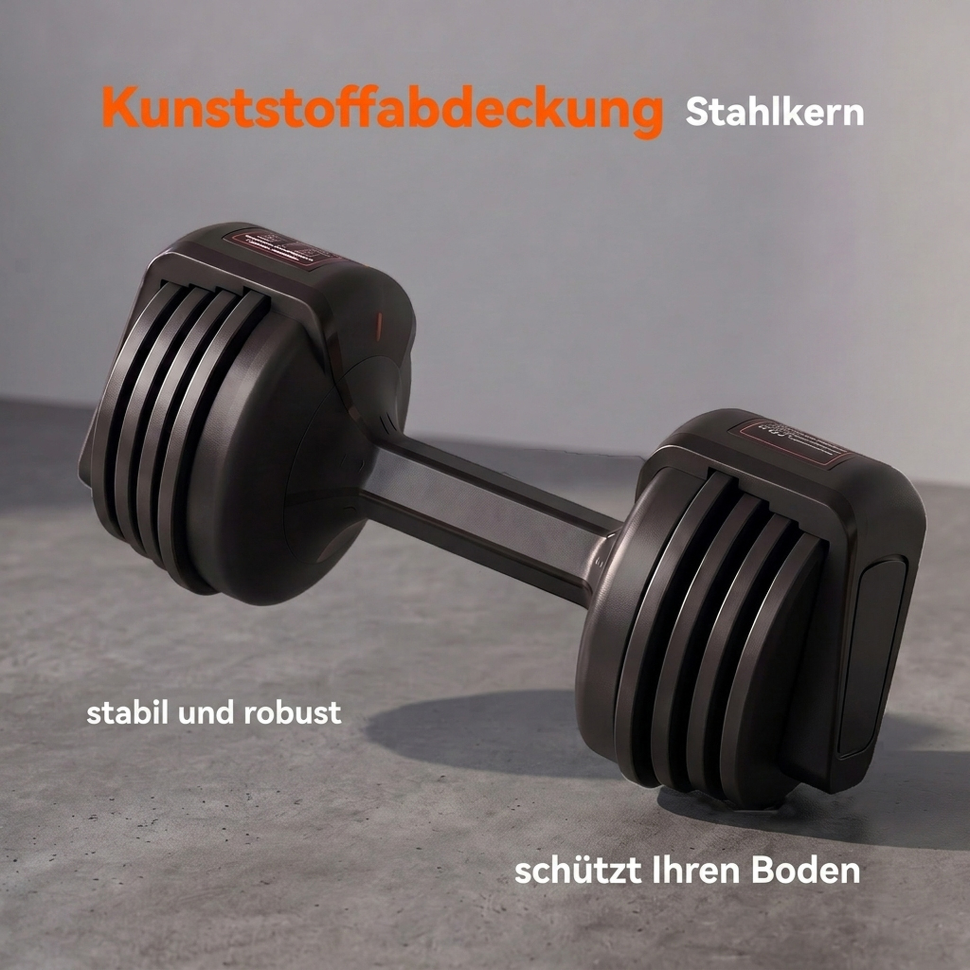 verstellbare Hantel Set, 11 kg Hanteln mit Schnelleinstellung Ablagefach, rutschfest Griff, Platzsparend