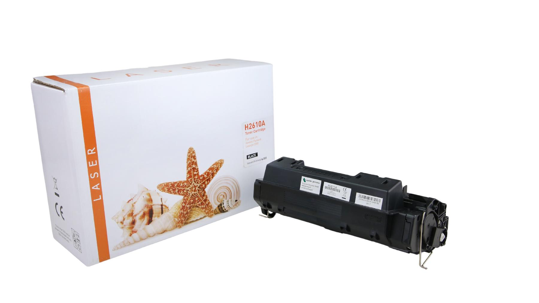 Q10A alternativ Toner black für HP / Q2610A / 10A / 6.000 Seiten