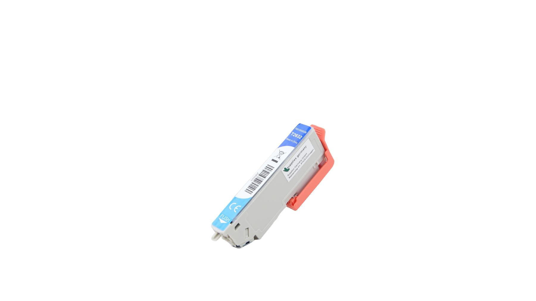 T2632 alternativ Tinte Cyan für Epson  / C13T26324010 / 10ml