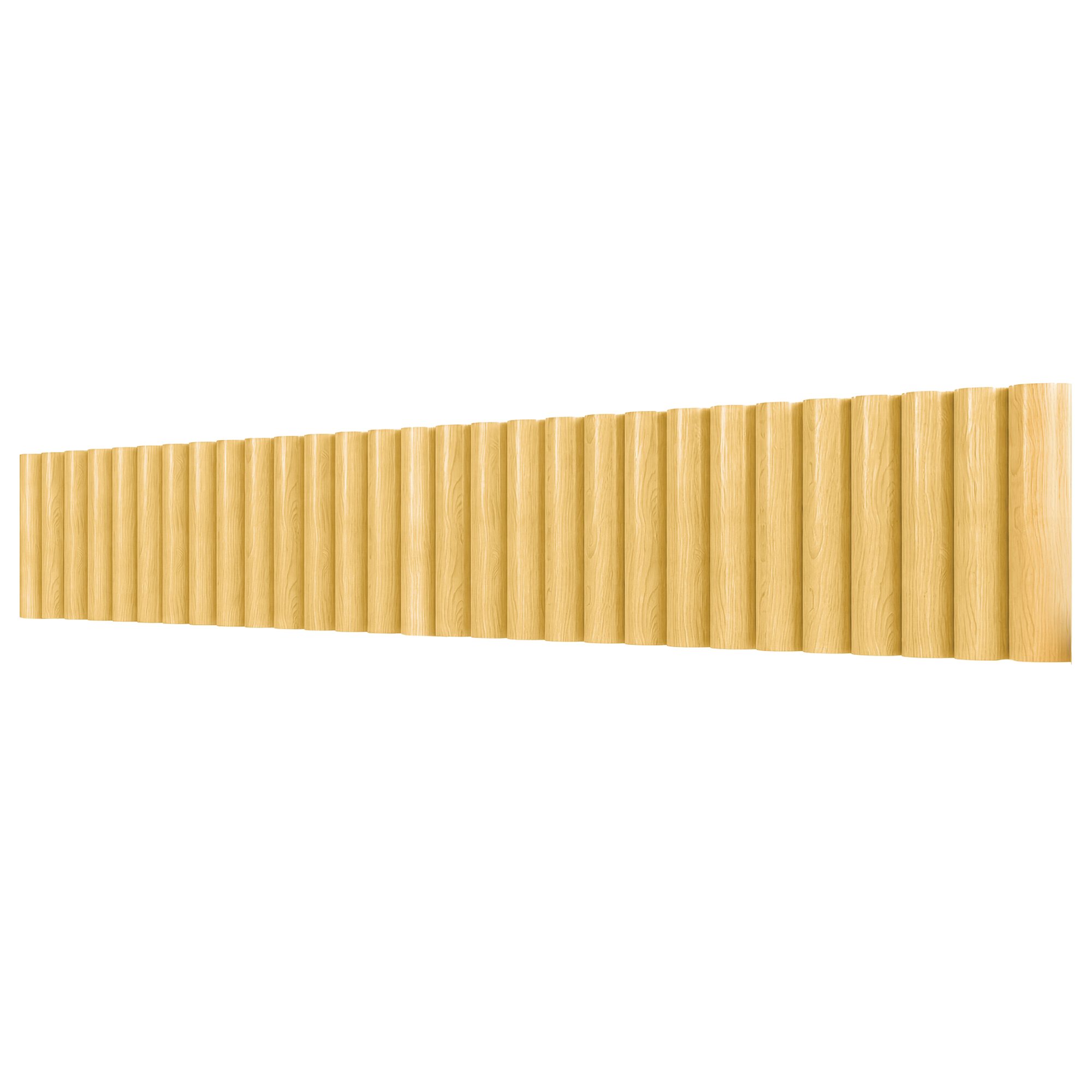 Gartenzaun Zaun aus Holz 176 cm x 30 cm Zaunelemente Hundezaun für Garten Blumenbeete Tierbarriere