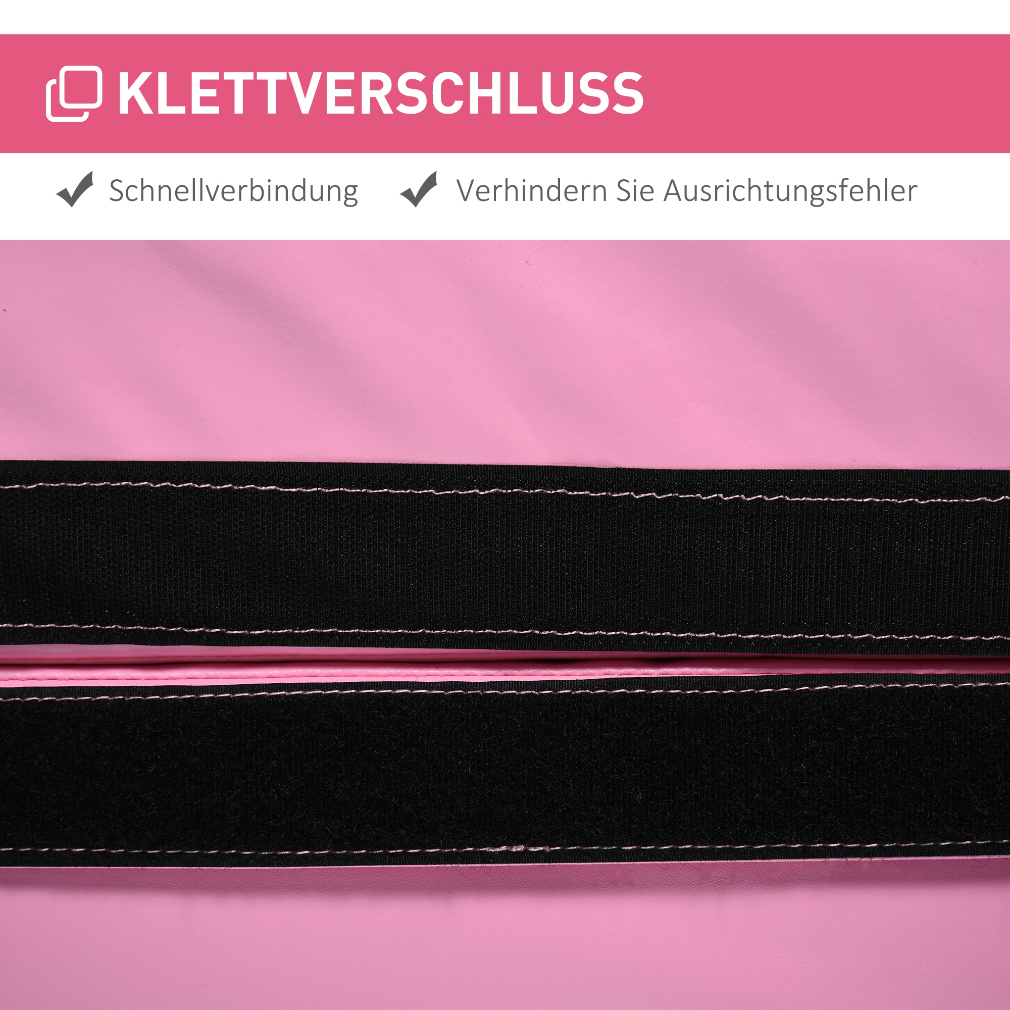 Pole-Dance-Matte, 5 cm dicke runde Kunststoff-Matte für Pole-Dance-Übungen, Gymnastik, Yoga, Rosa