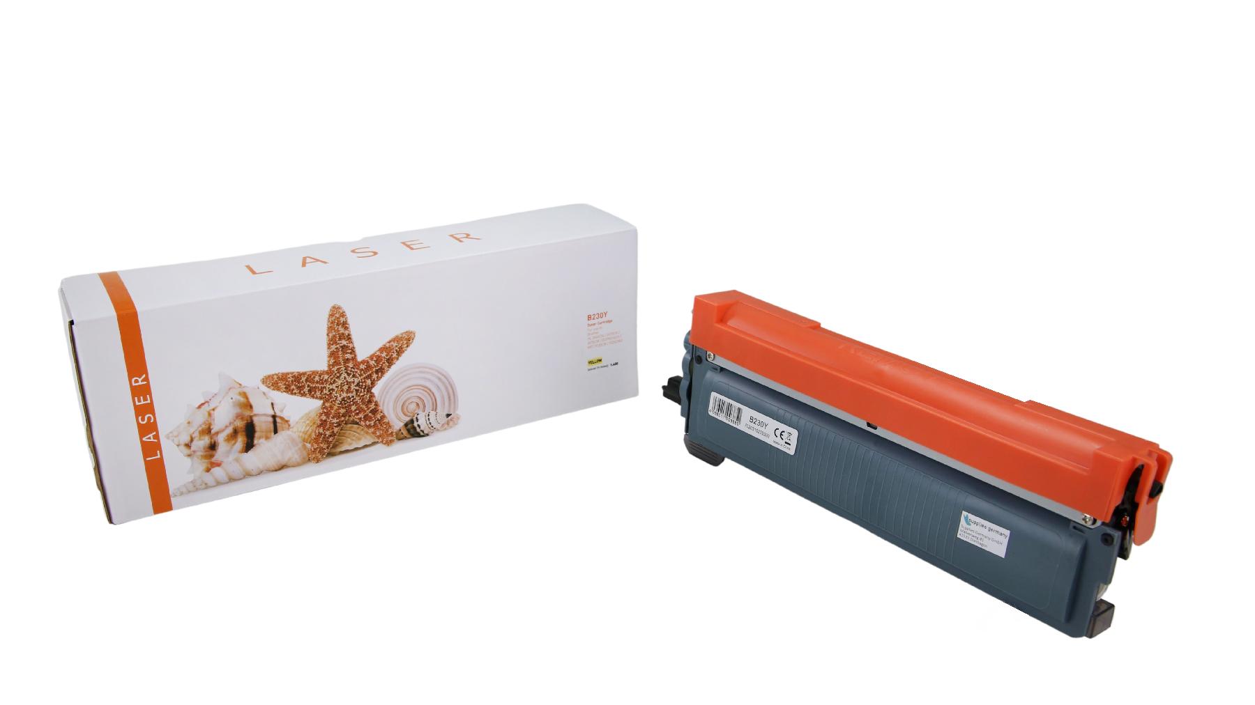 TN230Y alternativ Toner yellow für Brother  / TN230Y / 1.400 Seiten