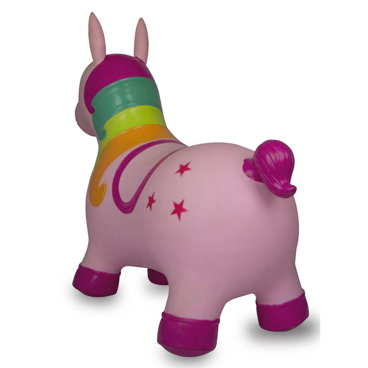 Hüpftier Einhorn HoppyDoo bunt mit Pumpe