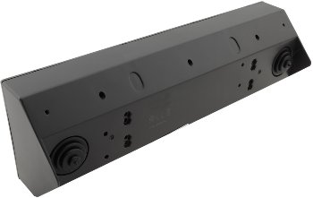 5-fach Steckdosenblock, schwarz / 250V~/ 16A, Aufbaumontage