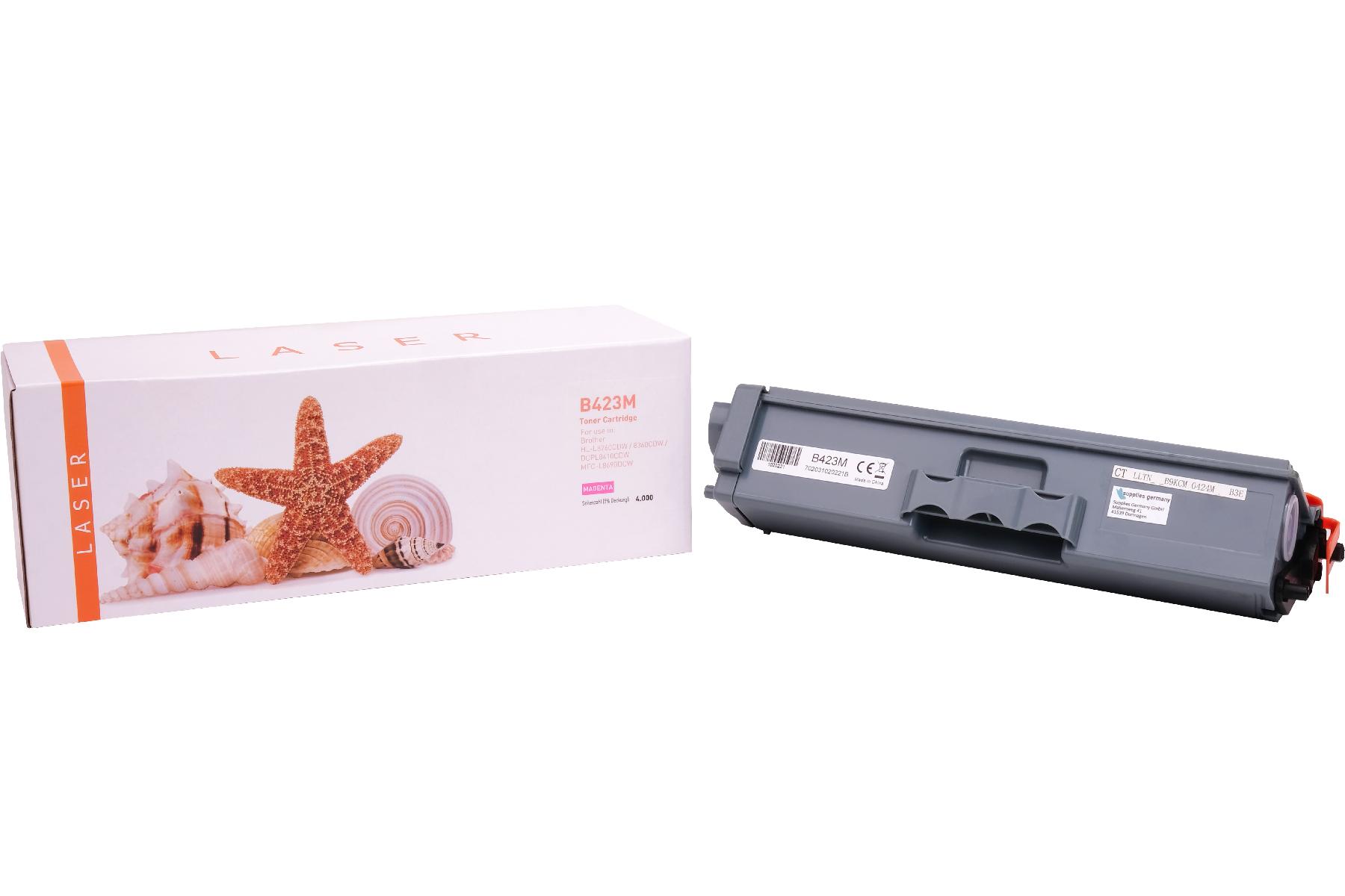 TN423M alternativ Toner magenta für Brother / TN423M  / 4.000 Seiten