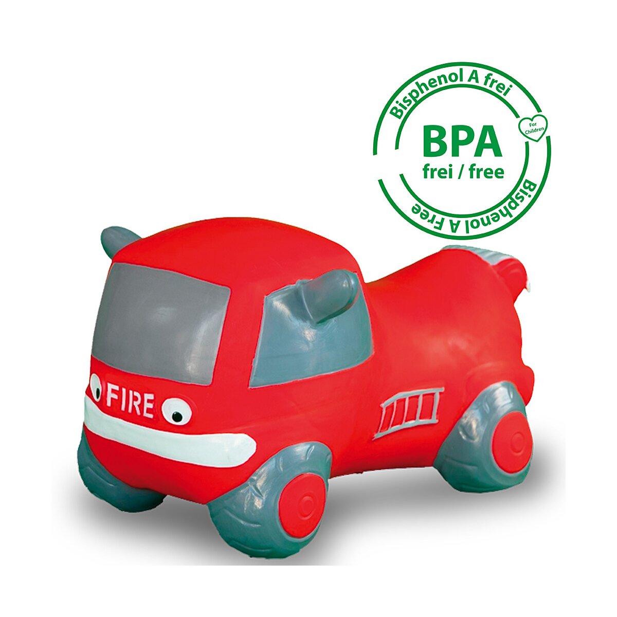 Hüpfauto Fire Truck HoppyDoo mit Pumpe