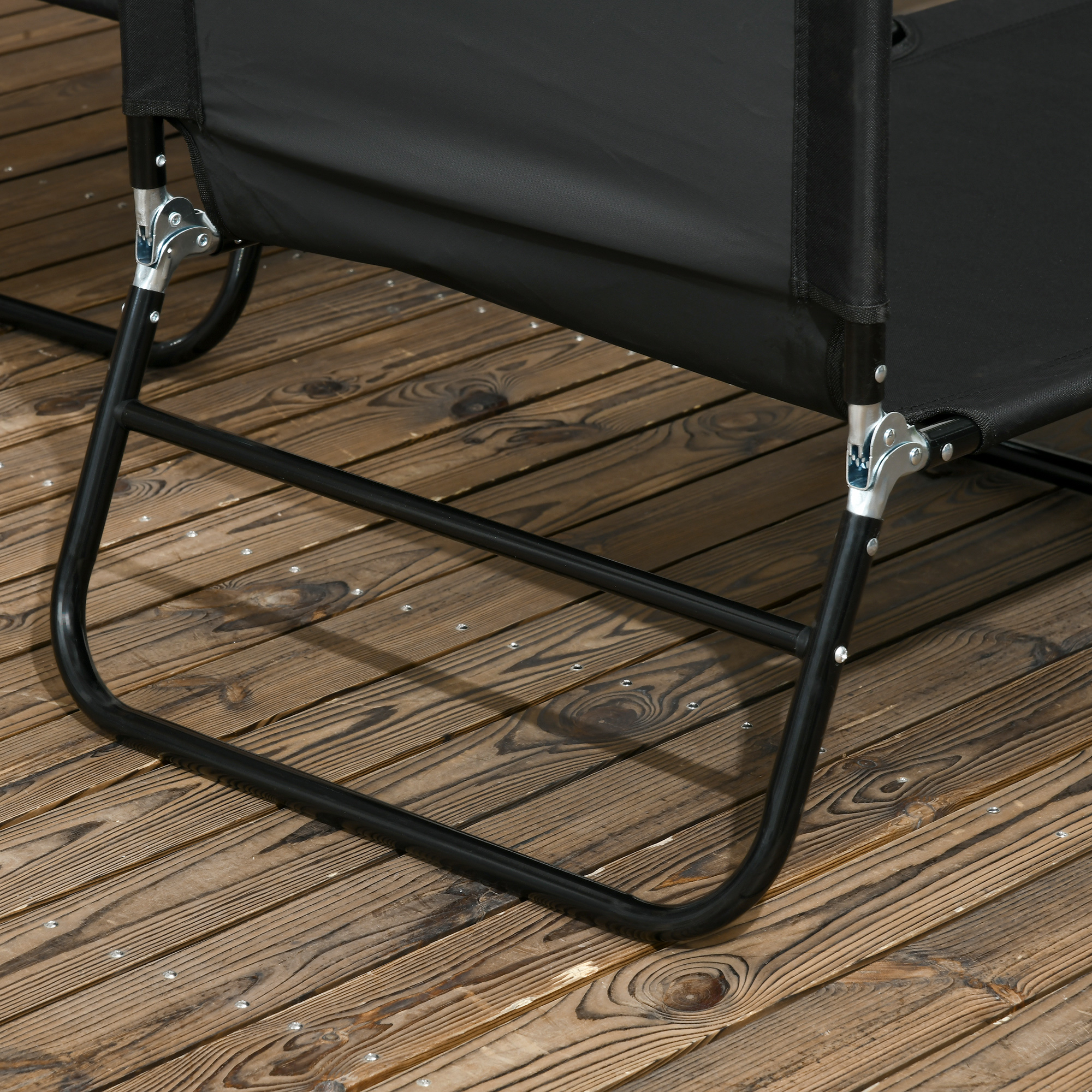 2er Set Sonnenliege klappbar Gartenliege mit 5-Fach höhenverstellbarer Rückenlehne bis 120kg belastbar