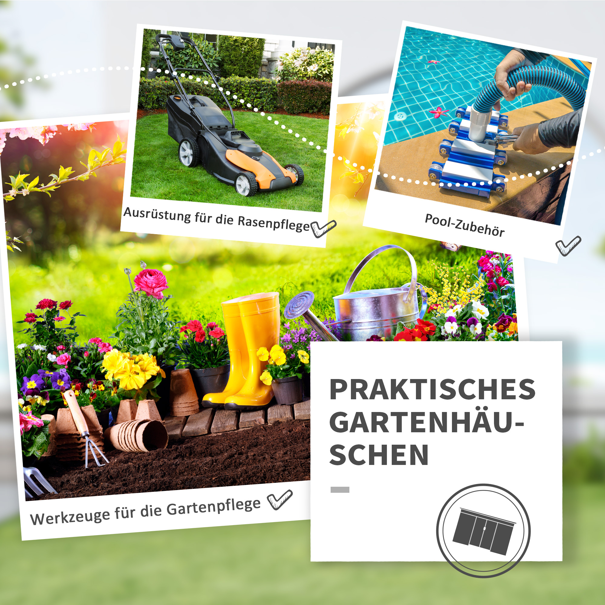 Metall Gerätehaus 6,3m³ 280x130x172cm Geräteschuppen mit Pultdach Schiebetür wetterfest Gartenhaus Outdoor Garten Schuppen Schrank für Hinterhof Außenbereich Anthrazit, Dunkelgrün