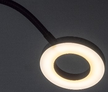 LED Klemmleuchte mit USB-Betrieb, 40cm Schwanenhals, dimmbar, 55lm