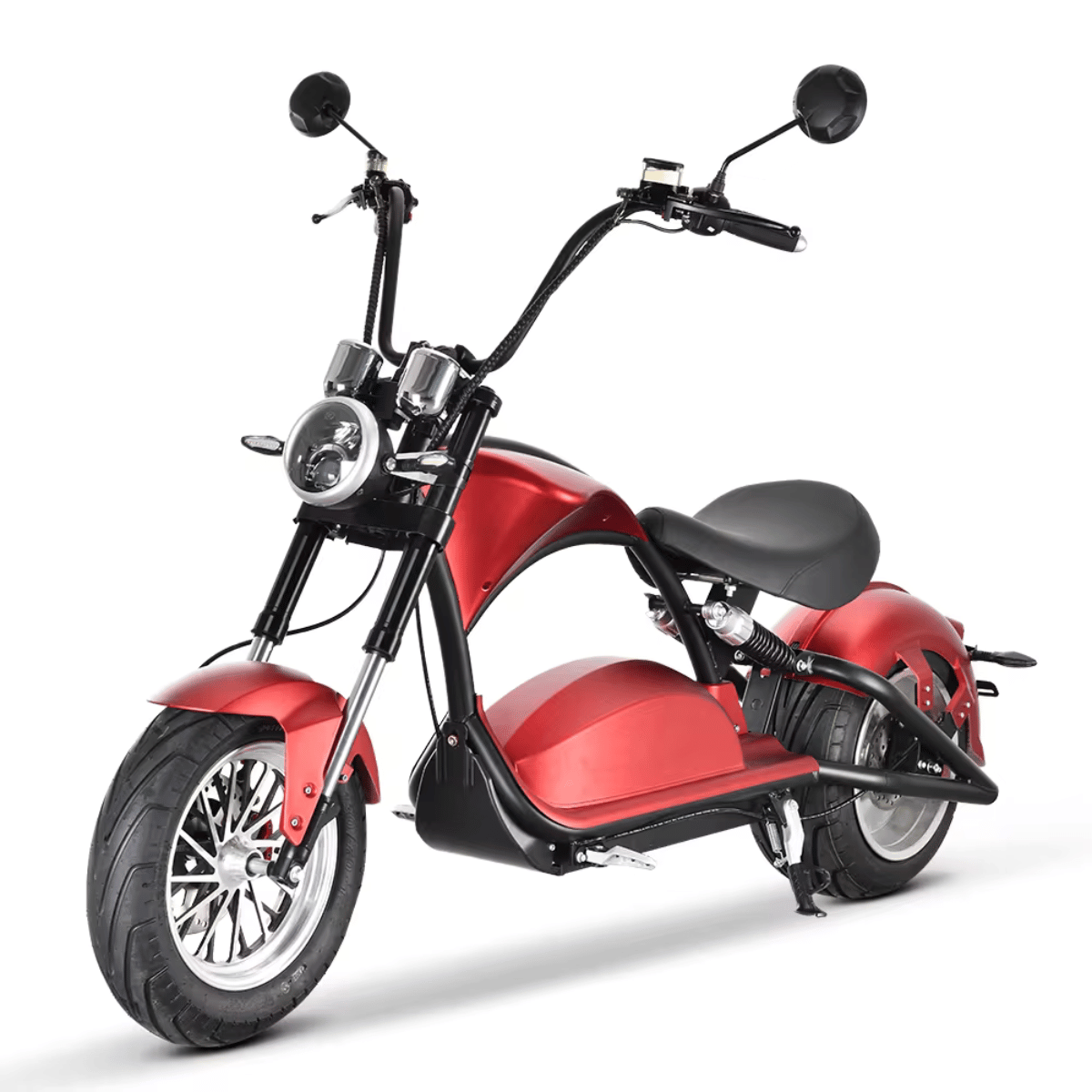 COCO BIKE CP-4 MAX ELEKTRO-CHOPPER 45 KM/H rot