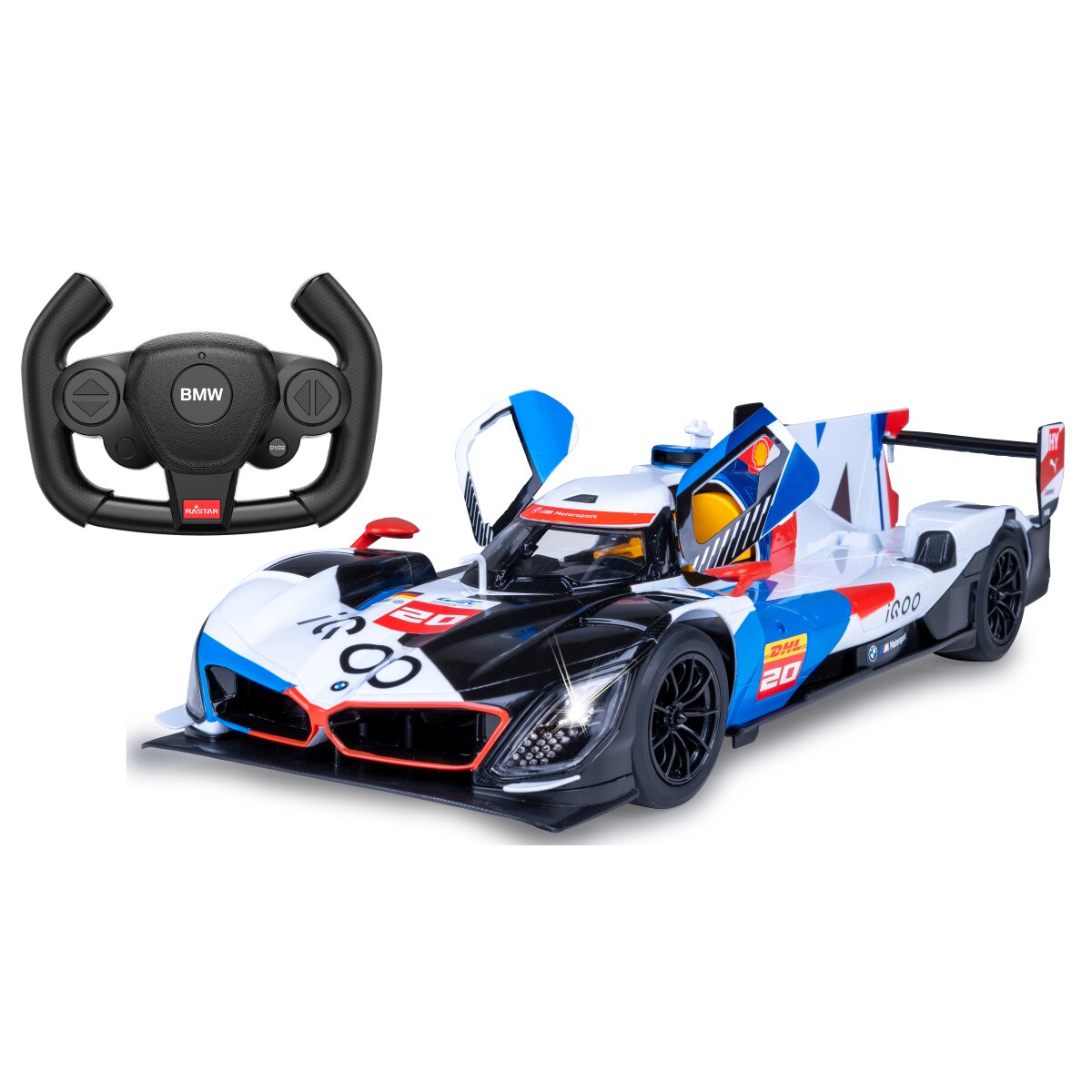 BMW M Hybrid V8 LMDH 1:14 weiß 2,4GHz Tür manuell BMW M Hybrid V8 LMDH 1:14 weiß 2,4GHz Tür manuell