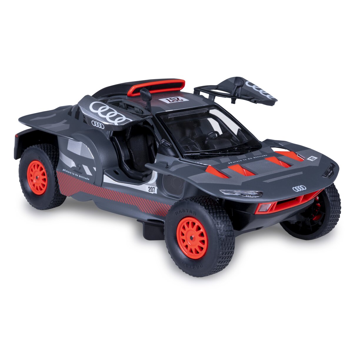 AUDI RS Q e-tron Diecast 1:24 grau Tür manuell