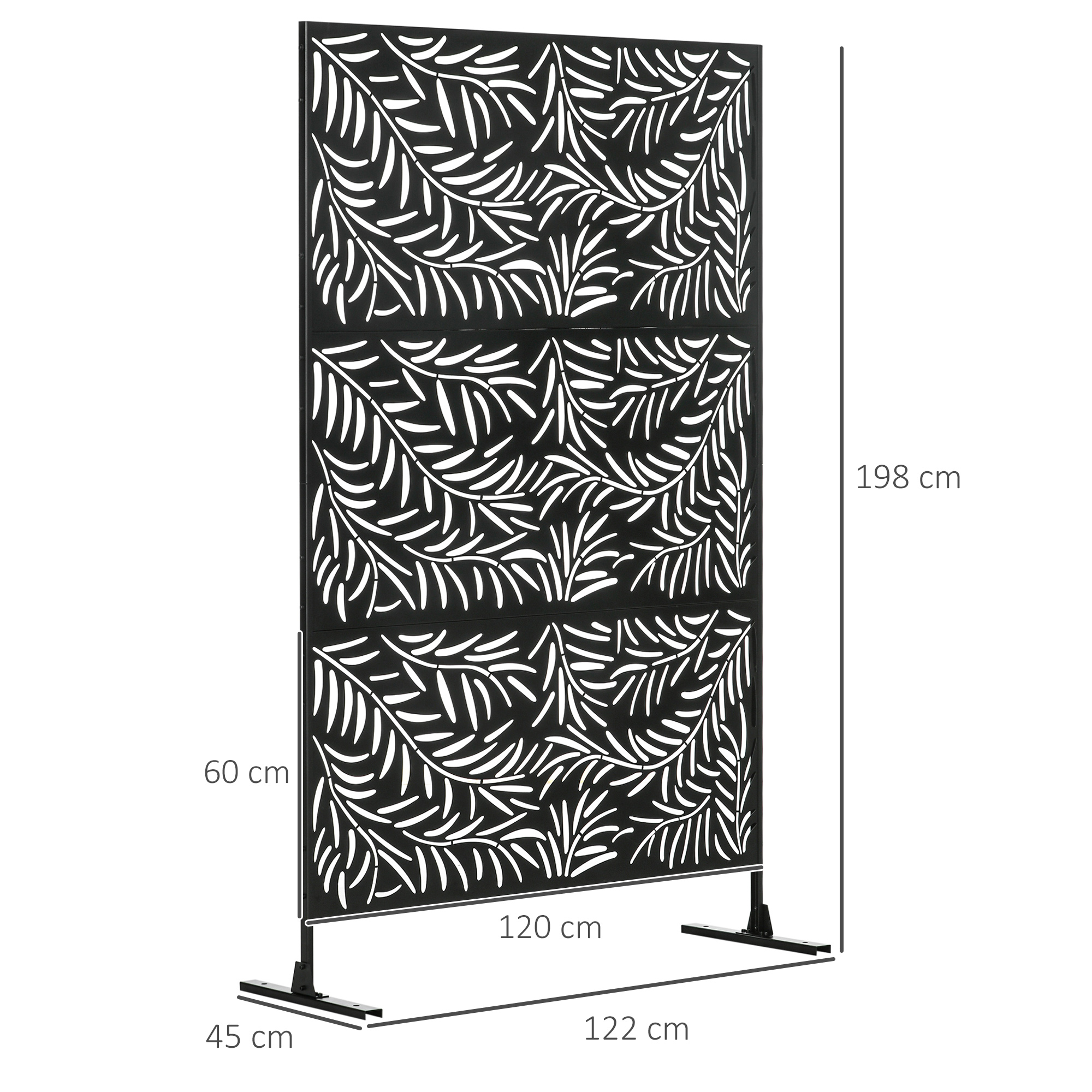 outsunny-sichtschutzwand-wetterbestandig-stahl-122-cm-x-45-cm-x-198-cm-schwarz~1DCT6EG400801