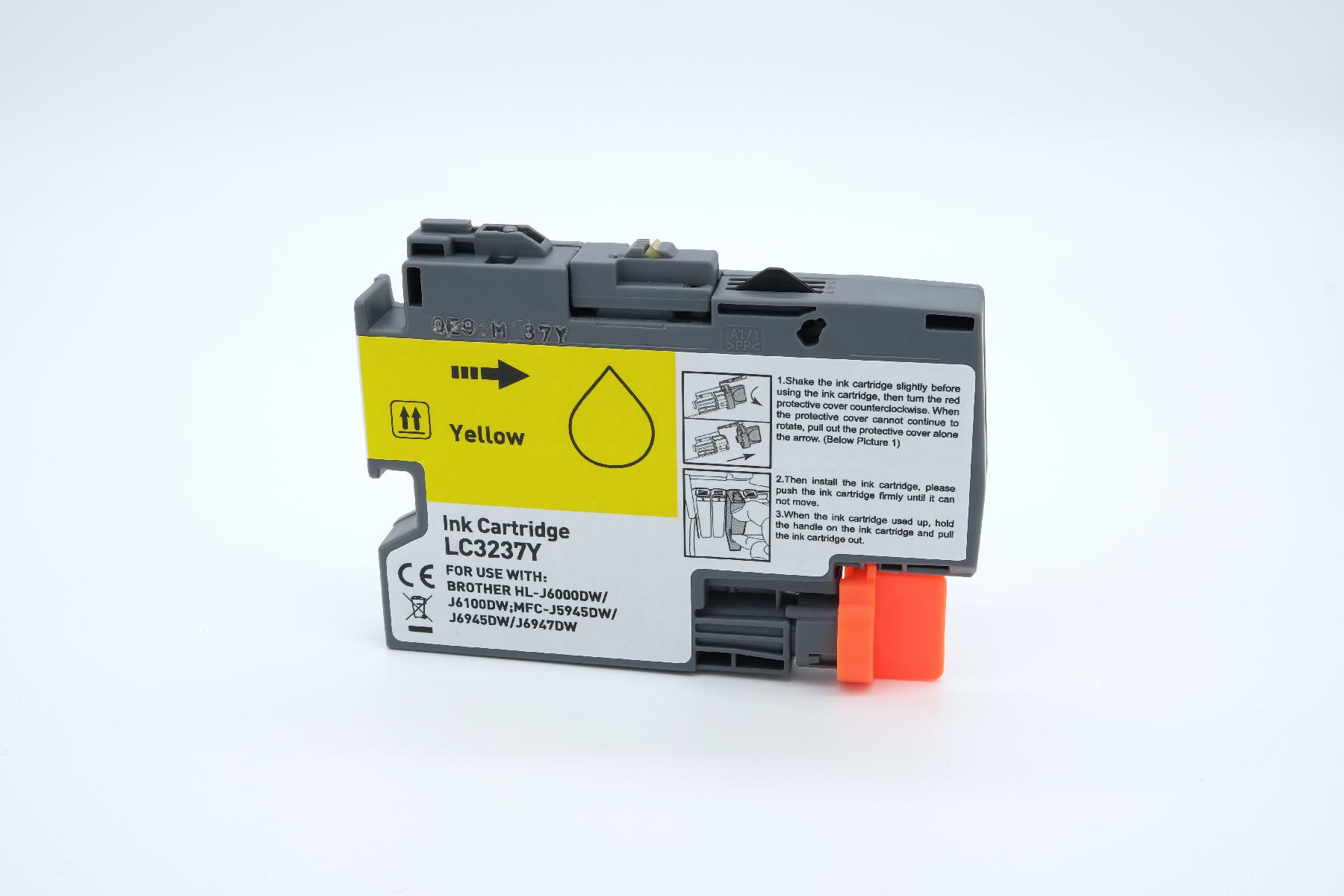 LC3237XLY alternativ Tinte yellow für Brother / LC3237XLY / 19ml