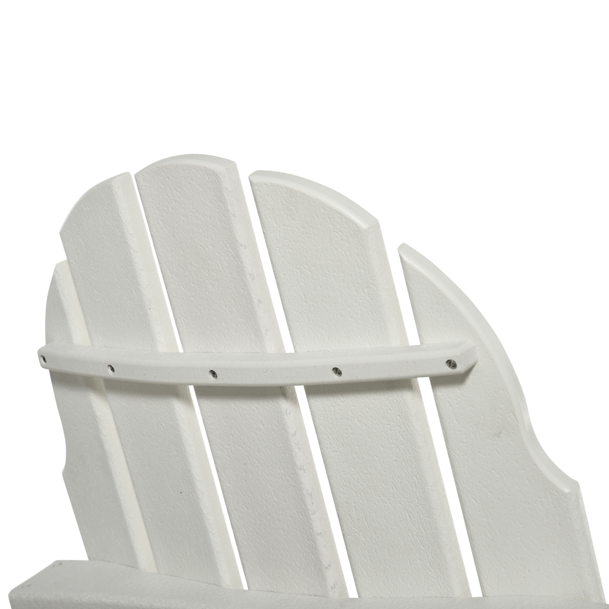 Gartenstuhl, Klappstuhl, ergonomisches Design, wetterfest, Kunststoff, weiß, 75 x 87 x 93 cm