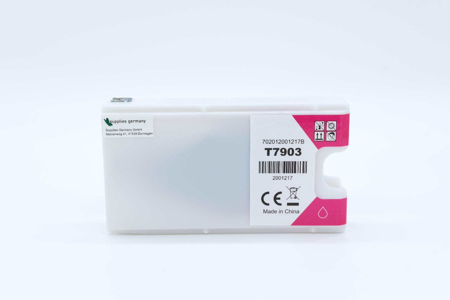 T7903 alternativ Tinte Magenta für Epson / C13T79034010 / 25ml
