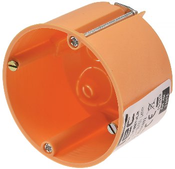 UP Hohlwanddose Ø 68 x 47mm - inkl. Geräteschrauben, orange UP Hohlwanddose Ø 68 x 47mm - inkl. Geräteschrauben, orange