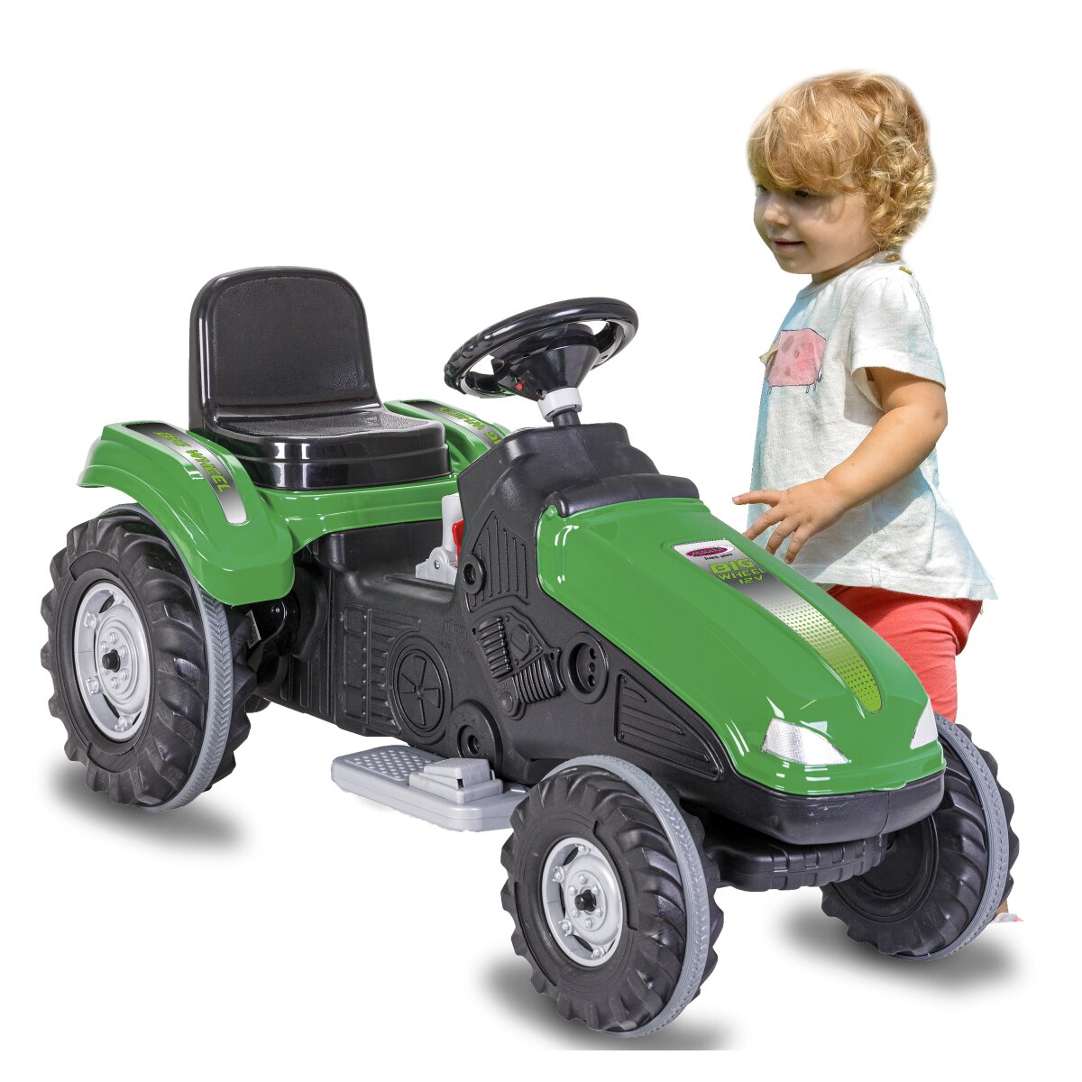 Kinderfahrzeug Traktor Big Wheel 12V grün Kinderfahrzeug Traktor Big Wheel grün