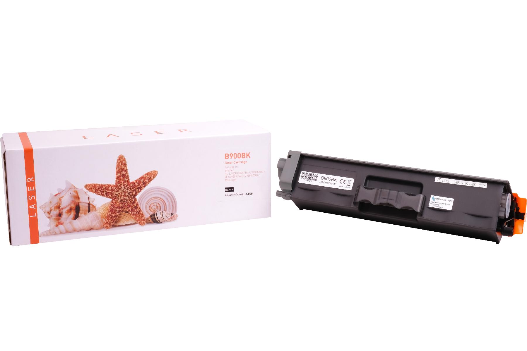 TN900schwarz alternativ Toner schwarz für Brother  / TN900schwarz / TN329schwarz / 6.000 Seiten