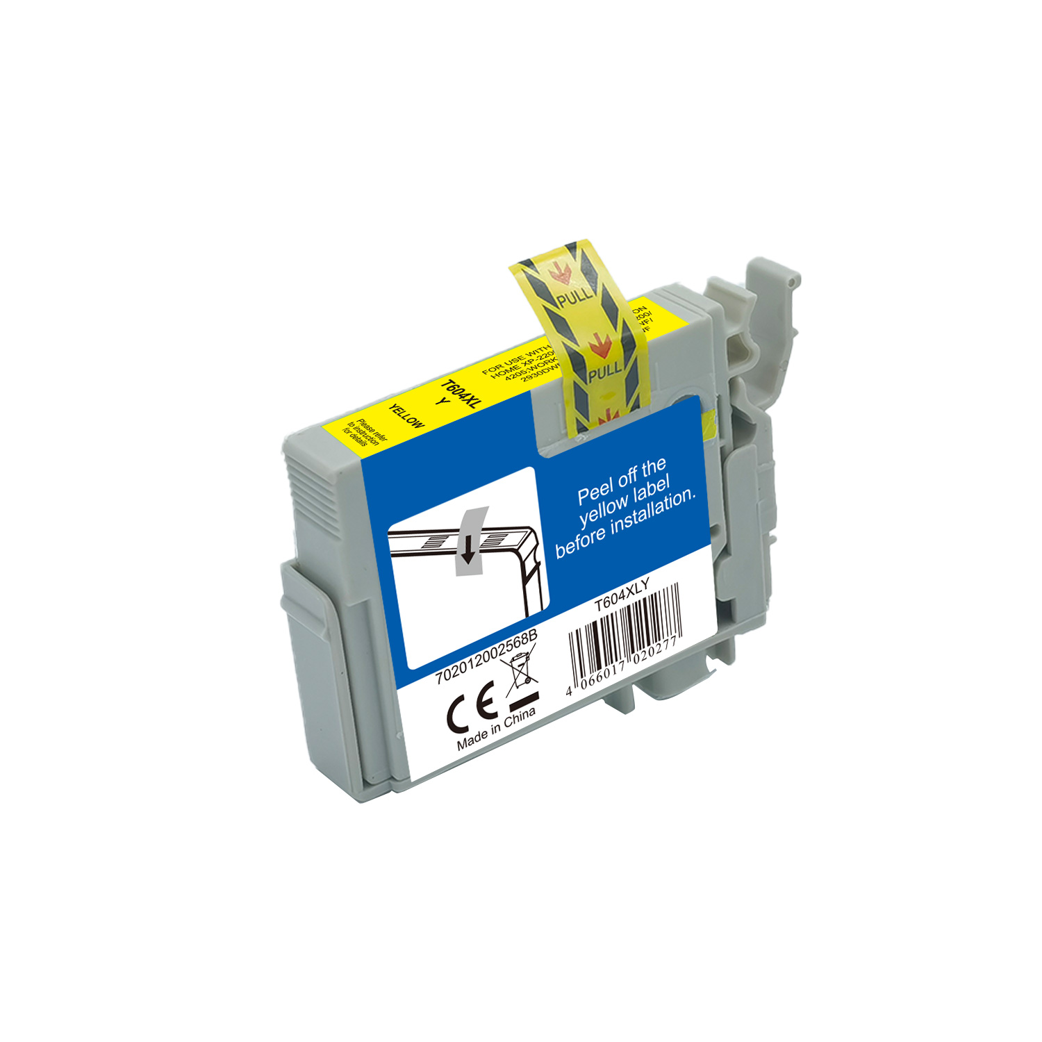 T604XLY alternativ Tinte gelb für Epson / C13T10H44010 / 7ml / 400 Seiten