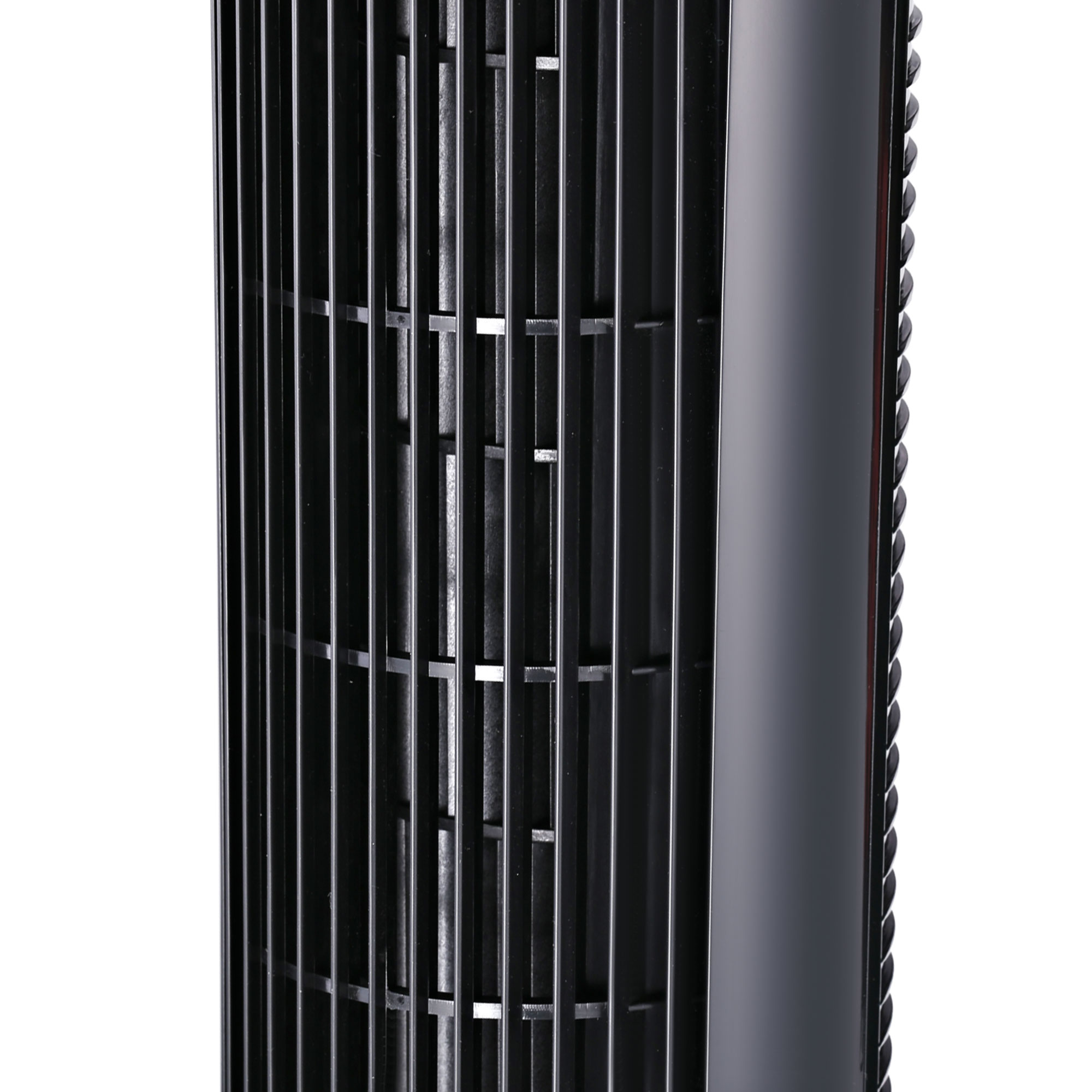 Standventilator 45 W Turmventilator Ventilator leise 3 Belüftungsstufen, 70° Oszillation, ABS, Schwarz, Ø27 x H75 cm