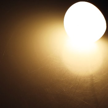 LED Tropfenlampe E27 "T50" warmweiß, 3000k, 469lm, 230V/5W